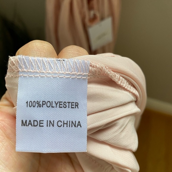 NWT RUMOR blush pink midi boho dress size 8 - Picture 7 of 8